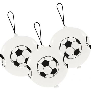 Voetbal Punch Ballonnen 33,5cm 3st, Hobby en Vrije tijd, Verzenden, Nieuw