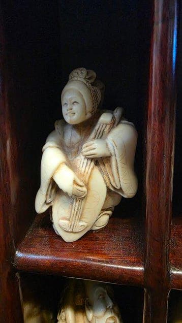 Netsuke verzameling Franklin mint - kunststof - amerika -