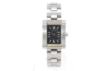 Hamilton - Rectangular Black-Dial Date Quartz - Zonder, Nieuw