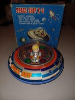 Modern speelgoed - Blikken speelgoed - 3735 Space Ship X-5,