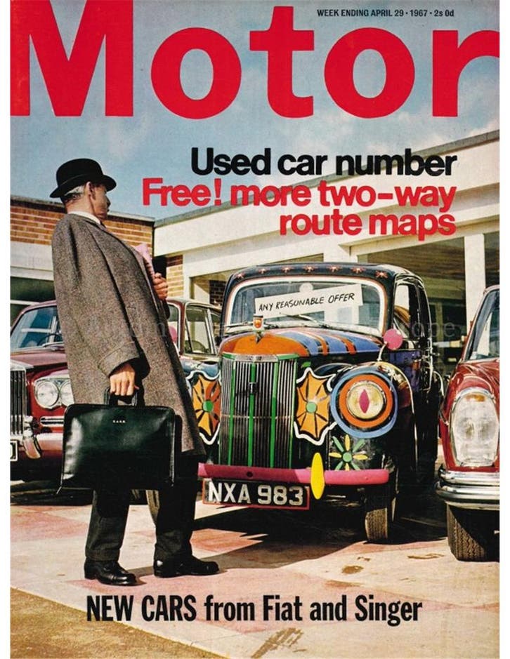 1967 MOTOR MAGAZINE 3384 ENGELS, Livres, Autos | Brochures & Magazines