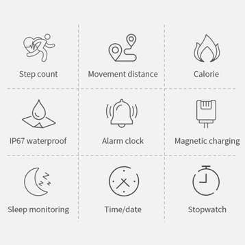 Fashion Smartwatch voor Vrouwen - Fitness Sport Activity, Verzenden, Nieuw, Proker