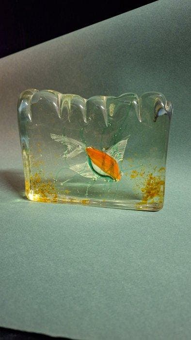 Alfredo Barbini - Alfredo Barbini - sculptuur, Acquario - 12, Antiek en Kunst, Antiek | Glaswerk en Kristal