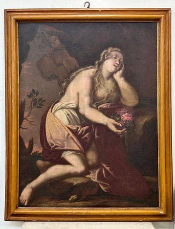 Guido Cagnacci (1601-1663), Ambito di - Maria Maddalena