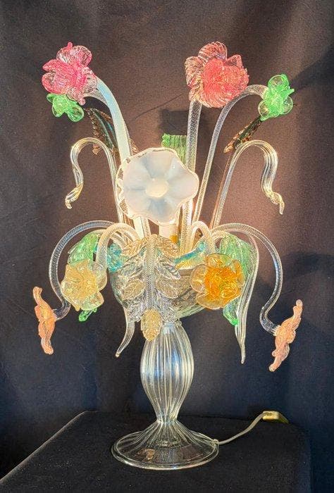Lampe de table - Verre de Murano, Antiek en Kunst, Kunst | Designobjecten