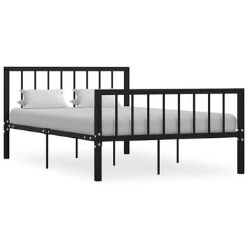 vidaXL Bedframe metaal zwart 120x200 cm, Huis en Inrichting, Slaapkamer | Bedden, Verzenden, Nieuw