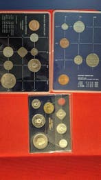 Nederland, Nederlandse Antillen, Aruba. Conjunto de monedas, Postzegels en Munten
