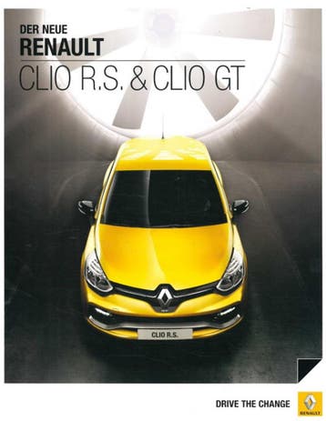 2013 RENAULT CLIO BROCHURE DUITS
