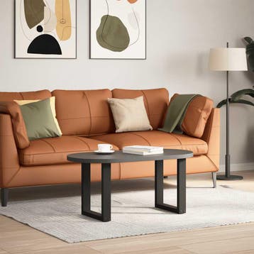 vidaXL Salontafelpoten 2 st U-vormig 28x(42-43) cm staal, Verzenden, Nieuw