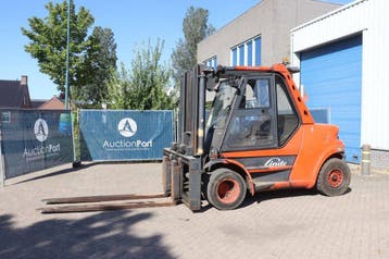 Veiling: Heftruck Linde H80D/900-02 Diesel 8000kg 2003, Ophalen