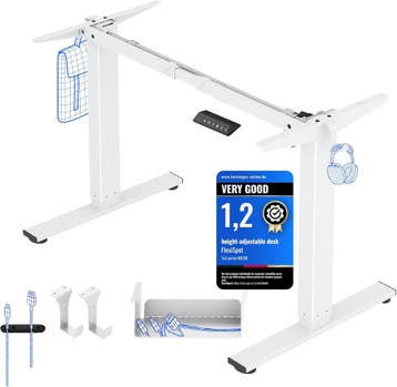 Zit sta bureau - Elektrisch - Verstelbaar - Bureauframe - Wi, Verzenden, Nieuw