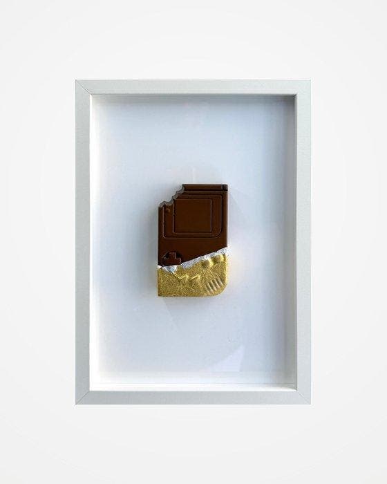 Henevor - Chocolate Game Boy | Handpainted Wall Sculpture, Antiquités & Art, Art | Peinture | Moderne