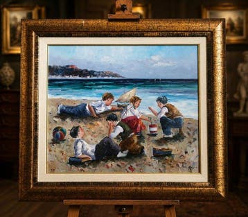 Montse Aráez (1953) - Un après-midi à la plage - NO RESERVE