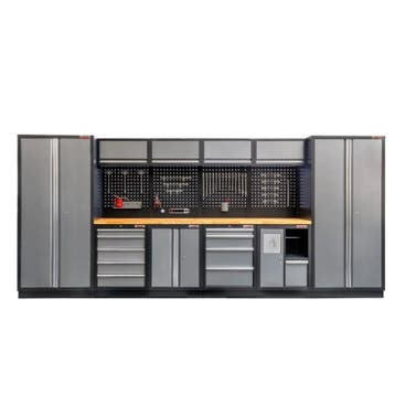 Complete Werkplaatsinrichting, werkbank houten blad,, Ophalen of Verzenden, Nieuw