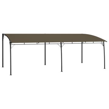 vidaXL Zonnescherm luifels 6 x 3 x 2,55 m Taupe, Tuin en Terras, Verzenden, Nieuw
