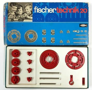 Vintage Fischertechnik 30920 set met 20 onderdelen,, Verzenden, Nieuw