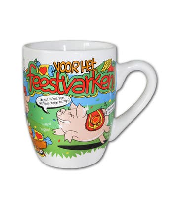 Mok Feestvarken 12cm, Huis en Inrichting, Keuken | Servies, Verzenden, Nieuw
