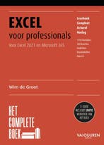 Excel voor professionals / Het complete boek 9789463563017, Boeken, Informatica en Computer, Verzenden, Gelezen, Wim de Groot