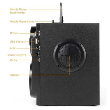A100 Draadloze Speaker - 16W Luidspreker Wireless Bluetooth, Verzenden