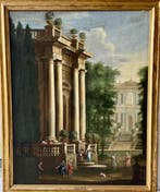 Giuseppe Galli Bibiena (1657-1743), Toegeschreven aan -, Antiek en Kunst