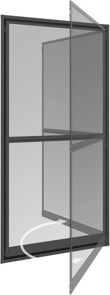 Hordeur 100x210 Antraciet | 34% Korting | Retour Deal, Verzenden, Hordeur