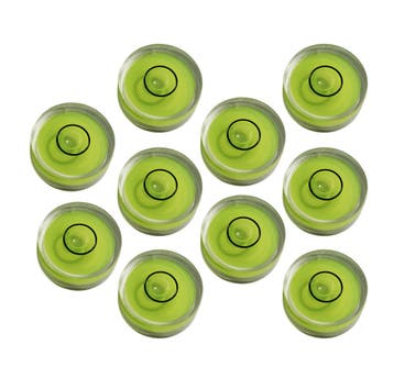 Set van 10 kleine waterpasjes, maat 6 (15x6 mm), Verzenden, Nieuw