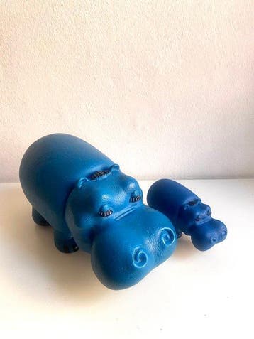 Lines e Huggies Advertentiefiguur (2) - Plastic - 1980-1990