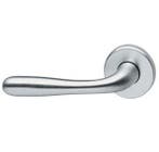 Intersteel enkele deurkruk Jupiter links op rozet chroom mat, Ophalen of Verzenden