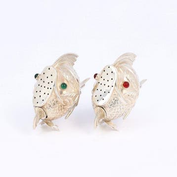 NO RESERVE - Spanje ca. 1950 - Visvormig - Peper- en