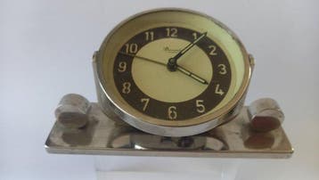 Wekker - Art Deco Legering - 1930-1940 - Vintage Danuvia