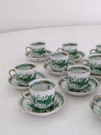 Herend - Tafelservies (18) - Porselein - Indiase mand groen