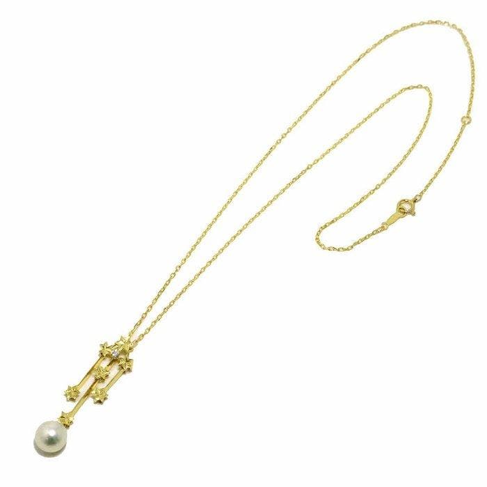 Mikimoto - Halsketting - 18 karaat Geel goud, Bijoux, Sacs & Beauté, Colliers