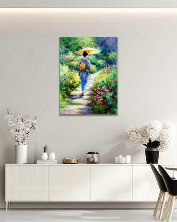 Stefano - Garden Path in Bloom