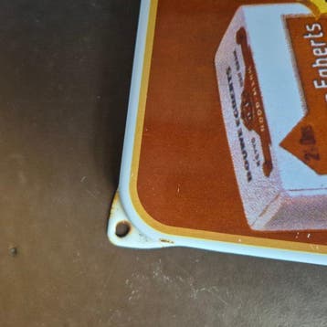 douwe - Douwe egberts - Emaille bord - emaile, Antiek en Kunst