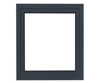 PVC raam draai kiep b60xh60 cm Antraciet, Minder dan 80 cm, Minder dan 80 cm, Nieuw, Ophalen of Verzenden