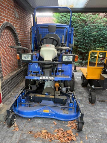 Iseki frontmaaier, Ophalen, Maaier