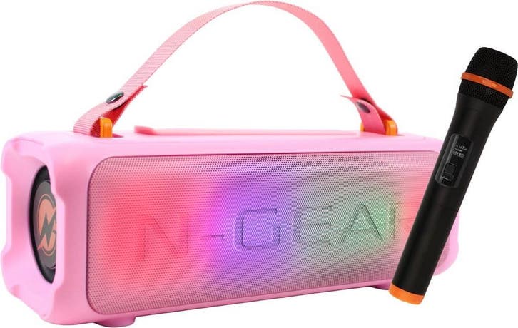 N-Gear Blazooka 703P - Bluetooth Speaker - Karaoke Set -, Kinderen en Baby's, Speelgoed | Overig, Zo goed als nieuw, Verzenden