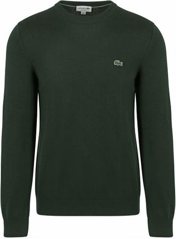 Lacoste Pullover Donkergroen maat Maat 52/54 (L) Heren, Verzenden, Nieuw, Maat 52/54 (L), Lacoste