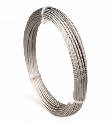 Staalkabel gebundeld Rvs 2mm 20m, Verzenden, Nieuw
