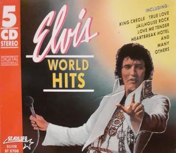 Elvis Presley – World Hits (5CD BOXSET), CD & DVD, CD | Rock, Verzenden