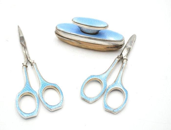 Crisford & Norris, Birmingham - Figure (3) - Argent 925, Antiek en Kunst, Antiek | Zilver en Goud