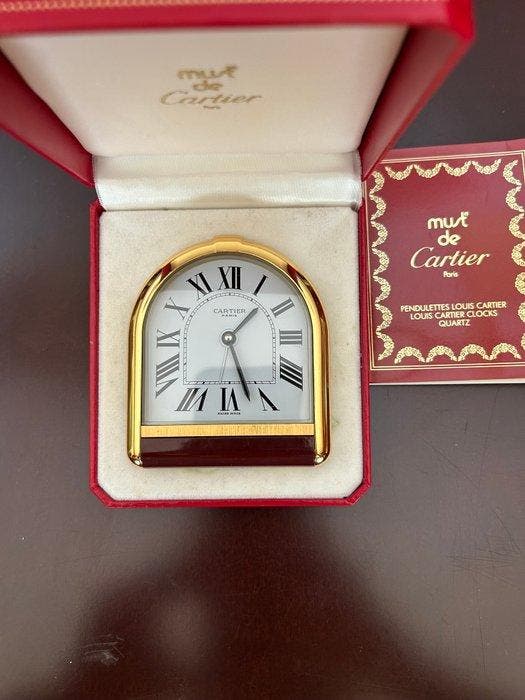 Cartier - Must de Cartier Colisée (Relógio de mesa / Alarme), Antiquités & Art, Antiquités | Horloges