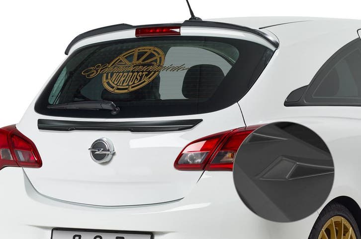 Achtervleugel met ABE voor Opel Corsa E HF831-L, Auto-onderdelen, Carrosserie, Nieuw, Verzenden