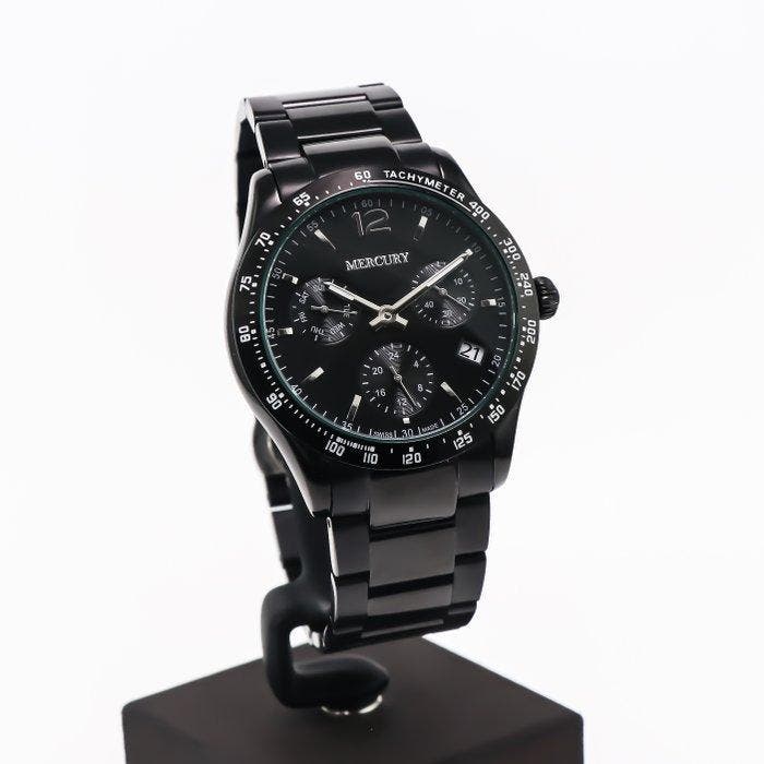 MERCURY - Swiss Made Watch - MEC470-BB-3 - Zonder, Handtassen en Accessoires, Horloges | Heren
