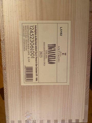 2023 Antinori, Tignanello - Toscane IGT - 6 Flessen (0.75, Verzamelen, Nieuw