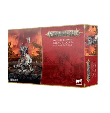 Slaves to darkness Chaos Lord on Karkadrak (Warhammer Age of, Ophalen of Verzenden, Nieuw
