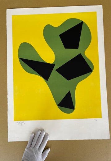 Jean Arp (1886-1966) - Composition surréaliste (réf. Arntz