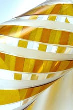 Meyrs Neffe Art Deco Engraved Amber Glass Vase 1920 - Vaas