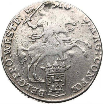 Nederland, West-Friesland 1/2 Dukaton (Zilveren Rijder) 1765