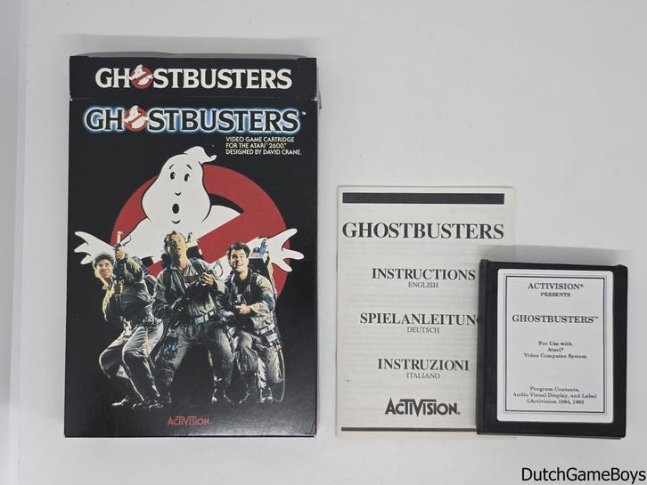 Atari 2600 - Activision - Ghostbusters - VGC, Games en Spelcomputers, Spelcomputers | Atari, Gebruikt, Verzenden